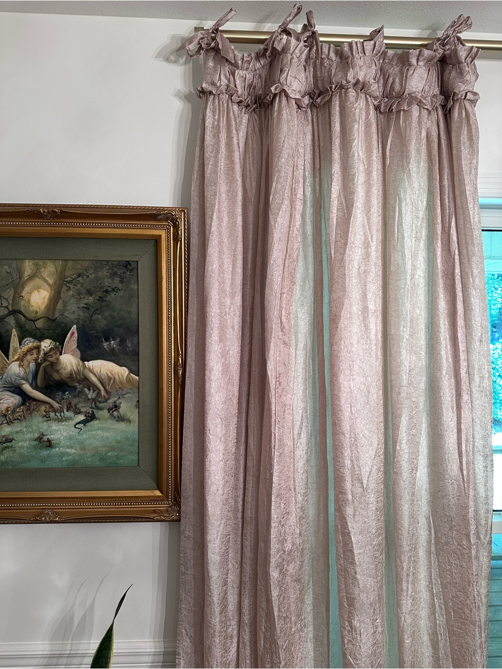 (4) Soft Surroundings Balloon Drapery Panels - 48”x96” Natural